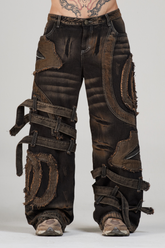 JEAN EMBLEM BLACK MEN