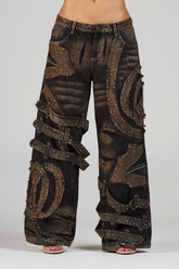 JEAN EMBLEM BLACK CON PEDRERÍA (PREVENTA)