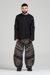 SET BUZO Y JEAN FACEBLACK MEN CON PEDRERÍA