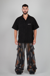 SET SHINY FLAME Y CAMISA LUCIANO NEGRA