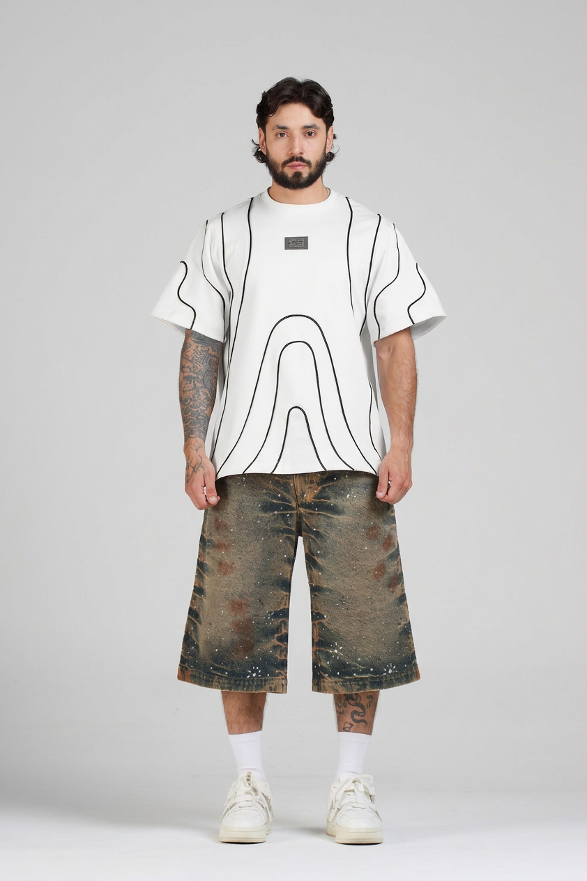 SET CAMISETA Y BERMUDA ODYSSEY CON PEDRERÍA