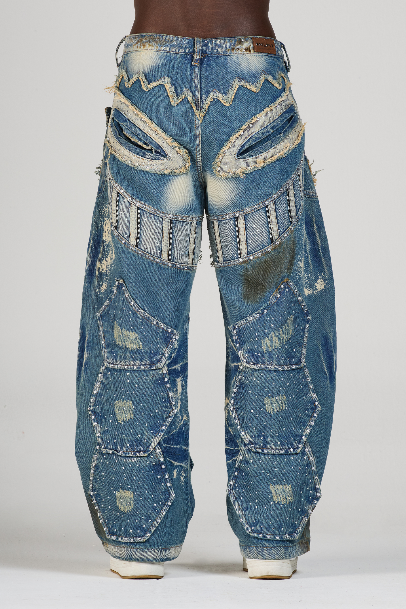 JEAN FACE BLUEDIRTY MEN CON PEDRERÍA