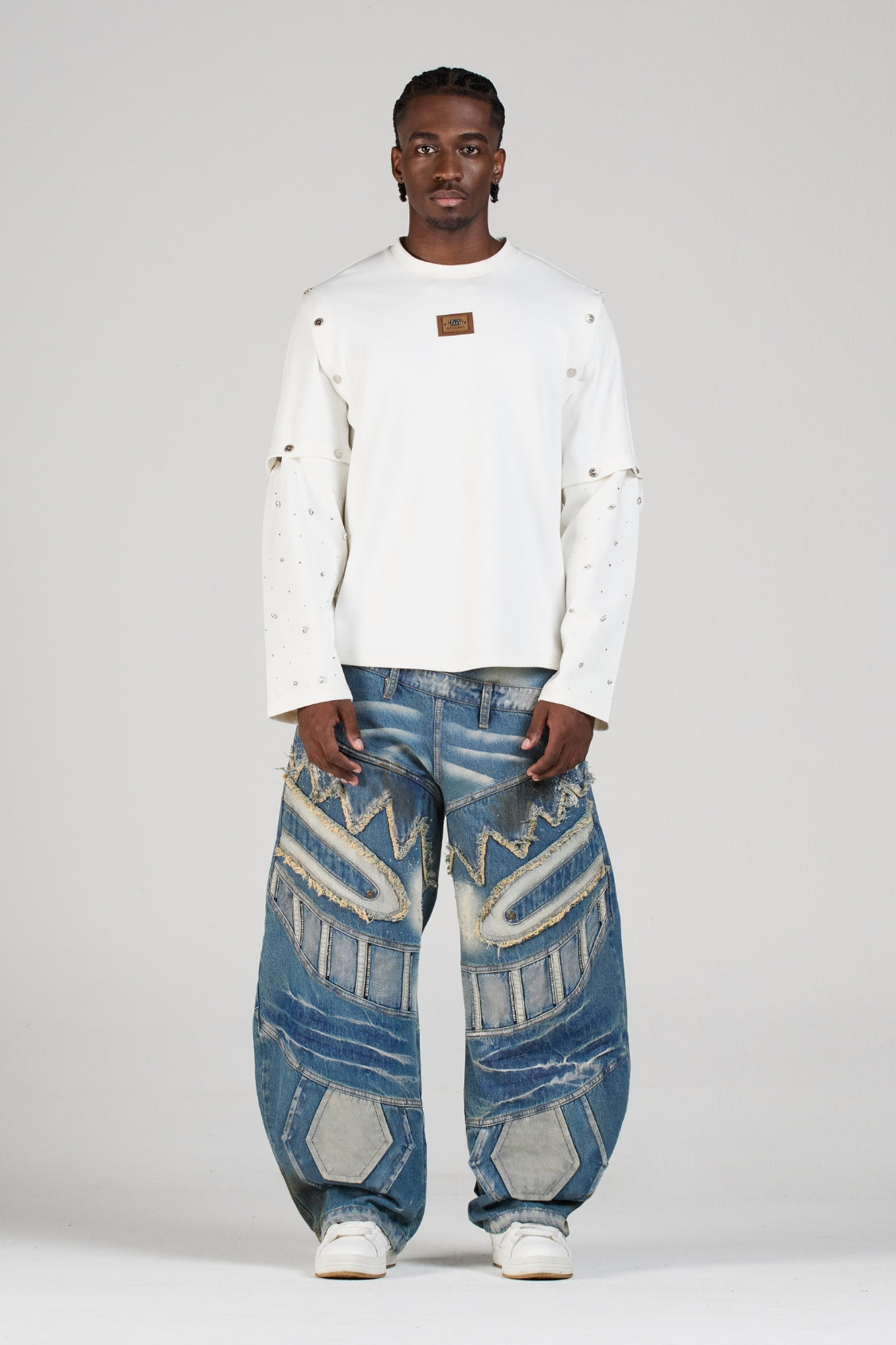 SET BUZO Y JEAN FACE BLUE MEN