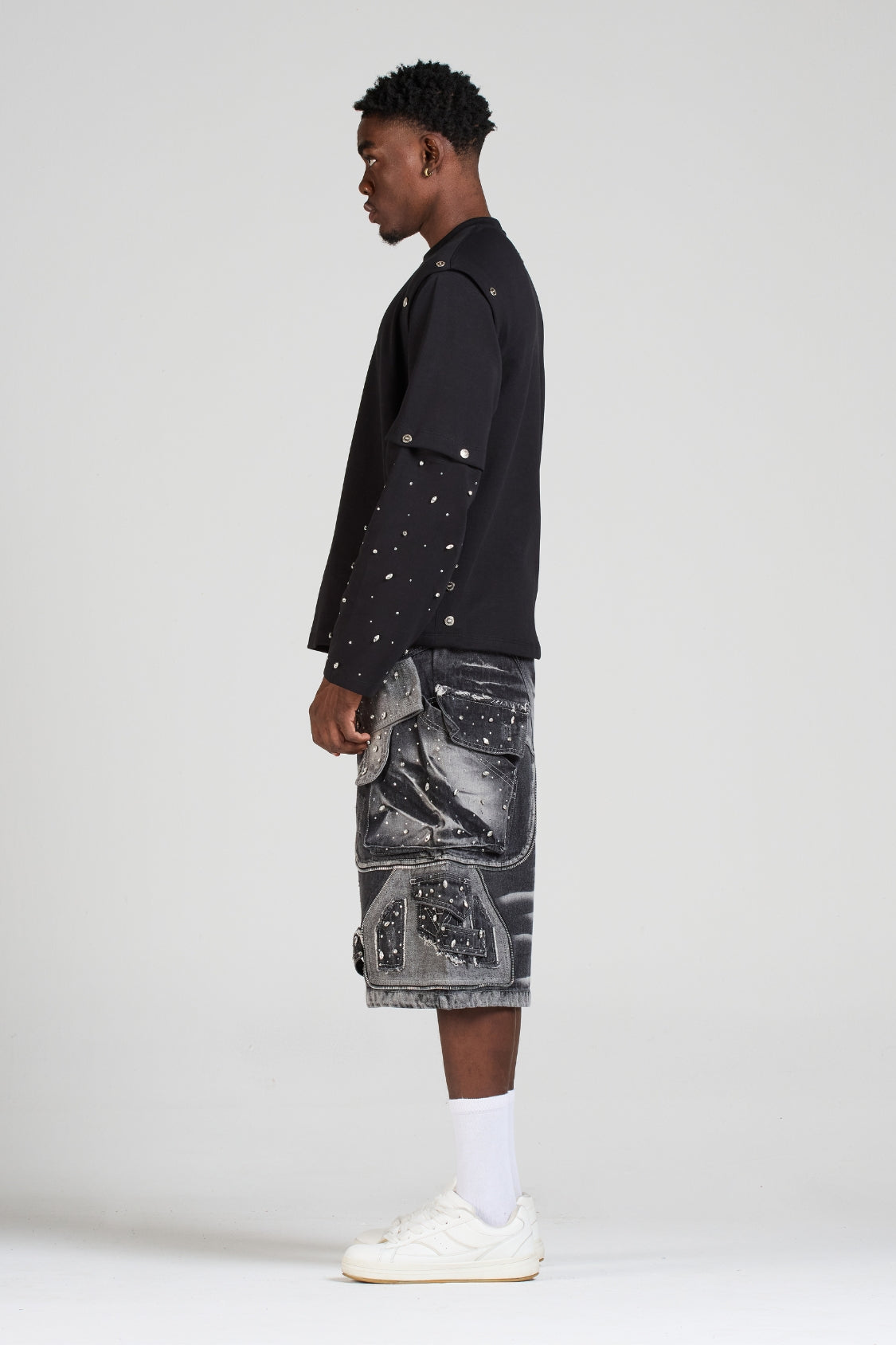 SET BUZO SKY AURA Y BERMUDA SIGNATURE CON PEDRERÍA