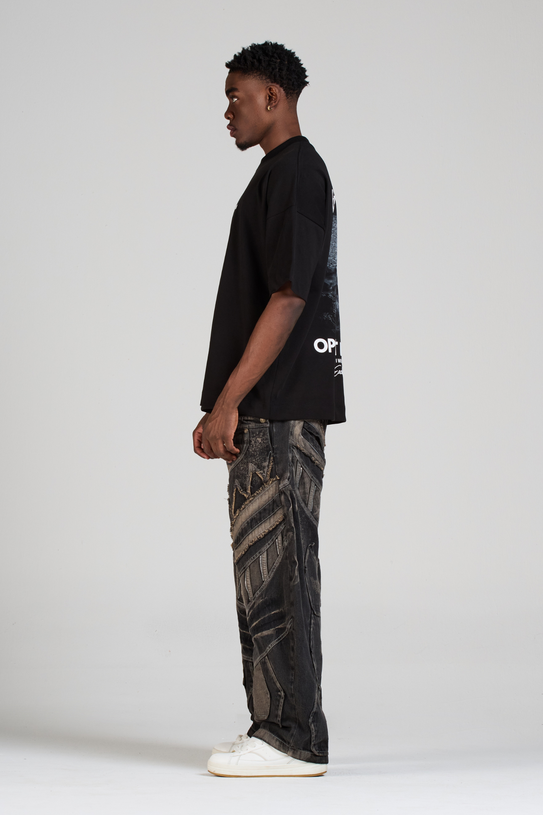 SET CAMISETA Y JEAN FACEBLACK MEN