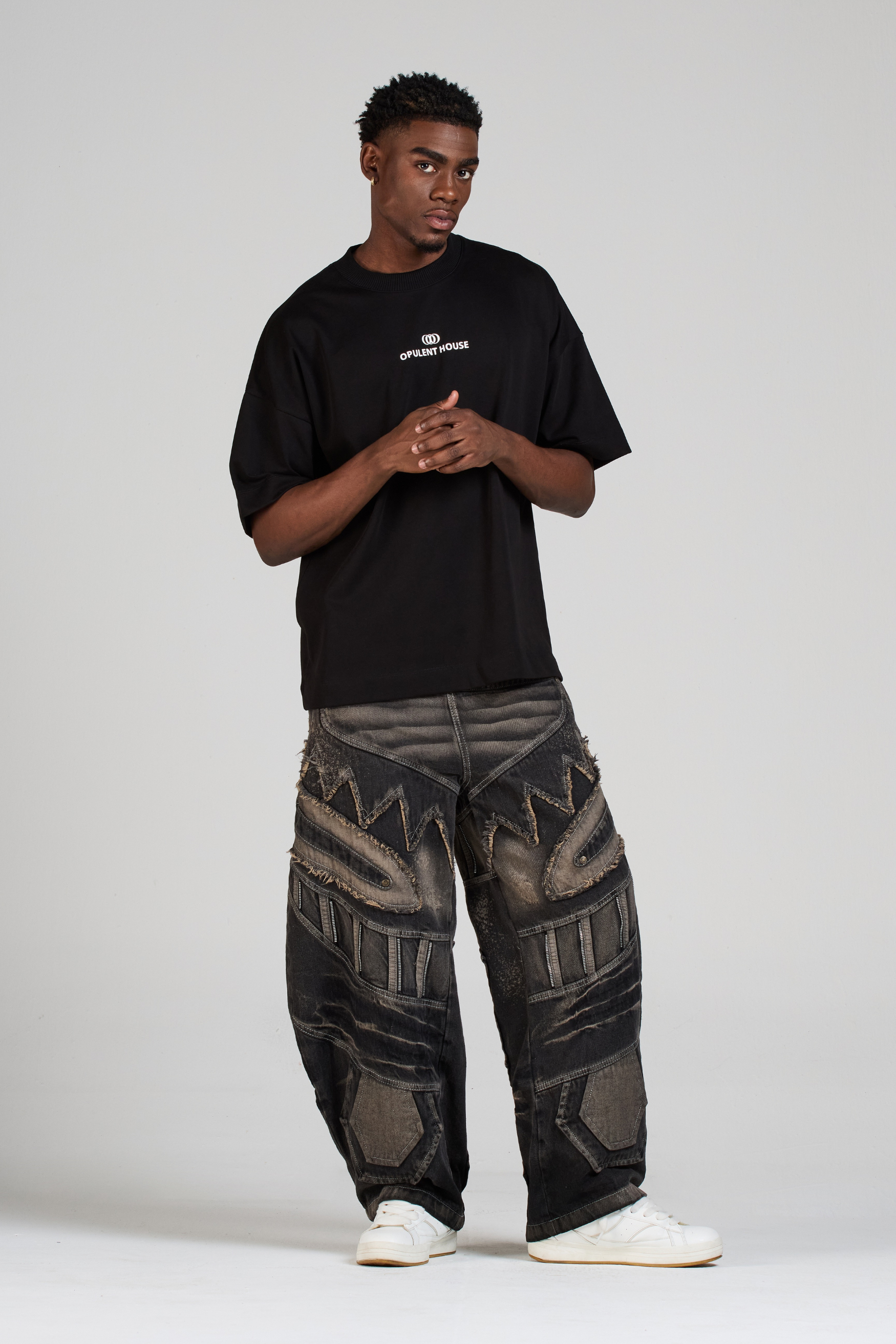 SET CAMISETA Y JEAN FACEBLACK MEN