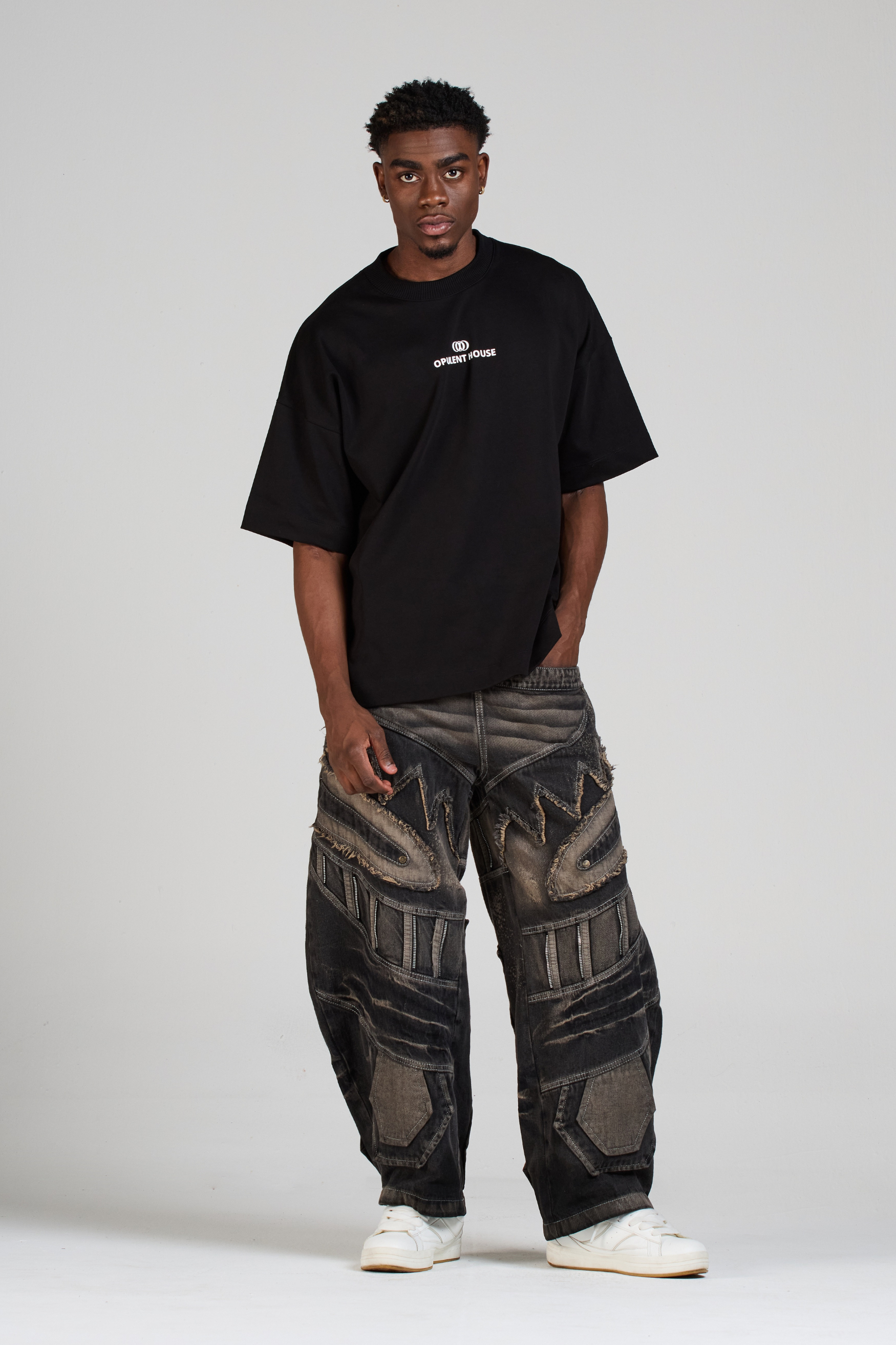 SET CAMISETA Y JEAN FACEBLACK MEN