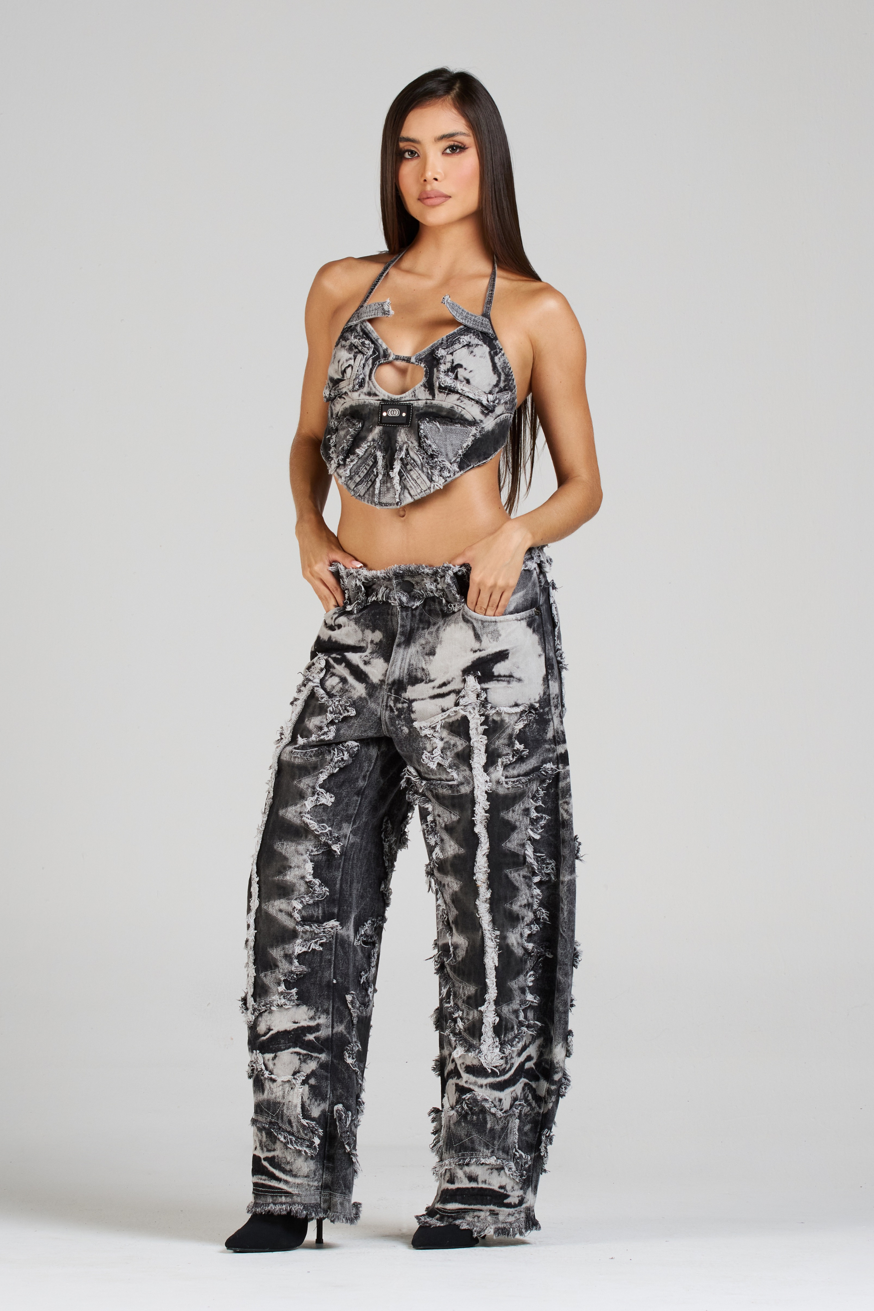 SET CROP Y JEAN ULTRONIC