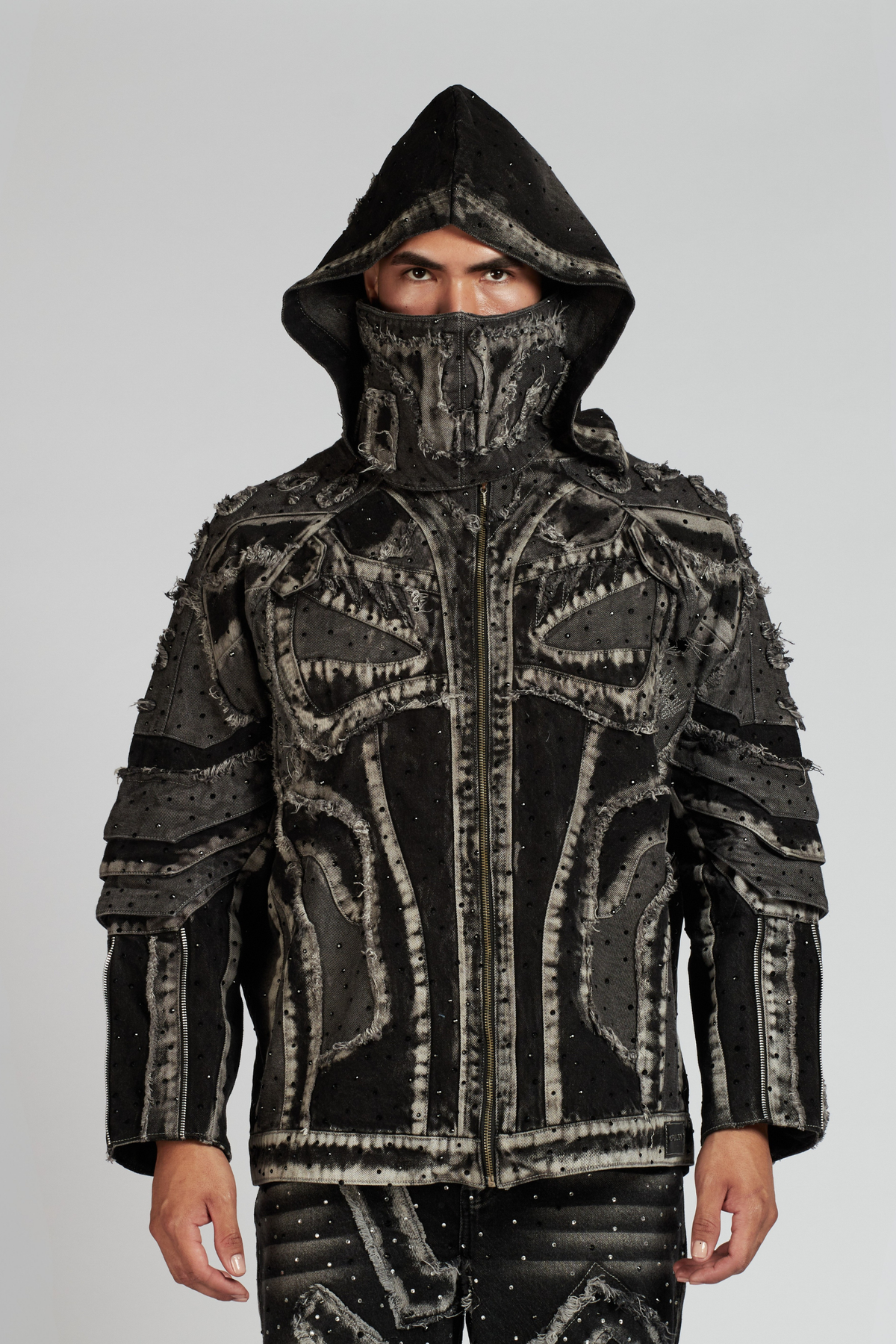 (PREVENTA) CHAQUETA PURE CDM CON PEDRERIA