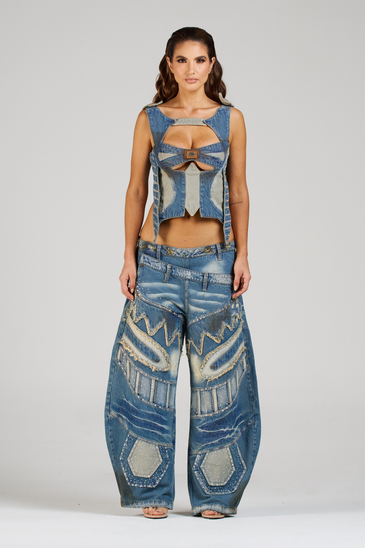 SET CROP Y JEAN FACEBLUE (PREVENTA)