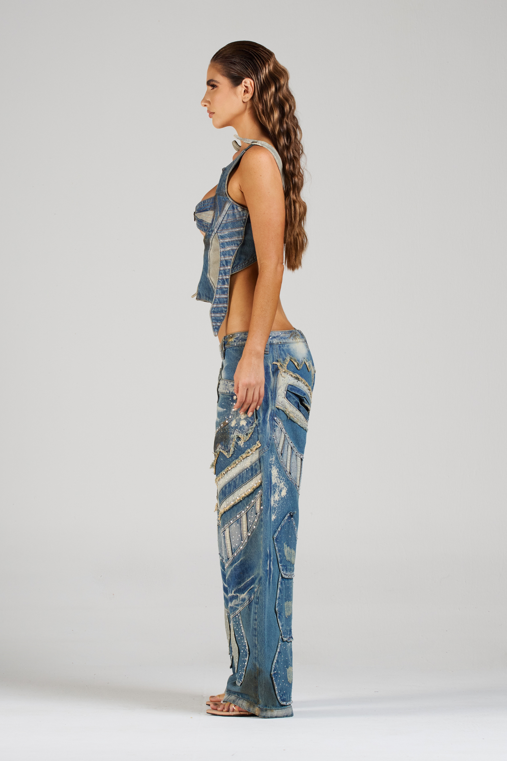 SET CROP Y JEAN FACEBLUE