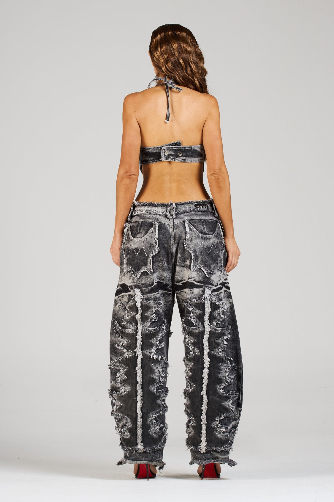 SET CROP Y JEAN ULTRONIC CON PEDRERÍA