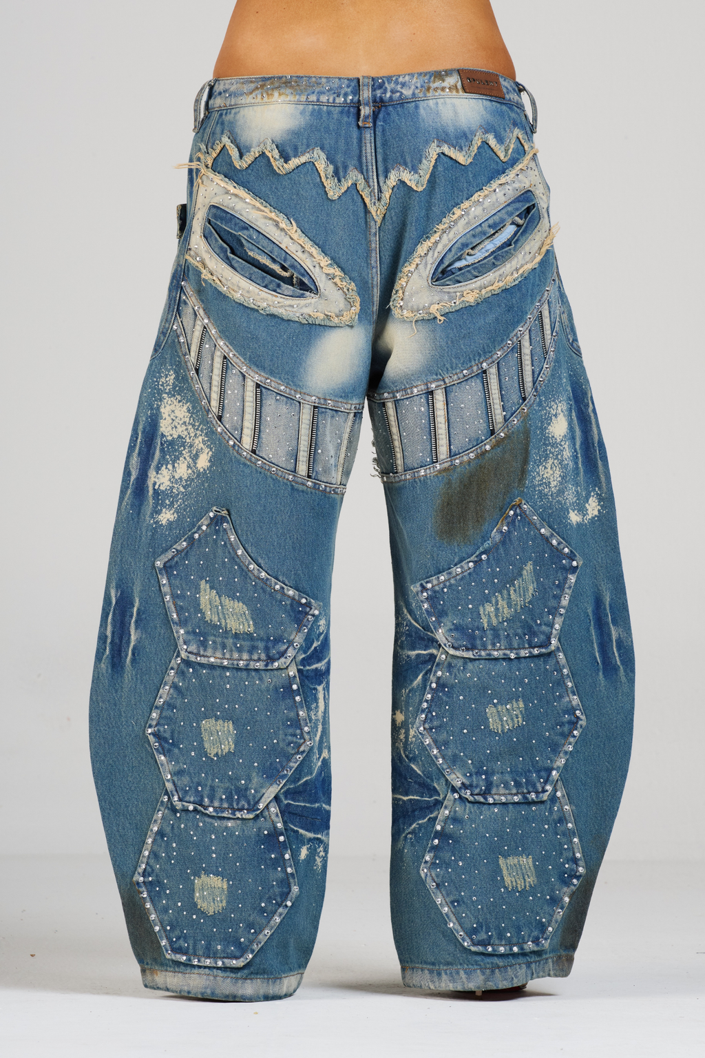 JEAN FACE BLUEDIRTY WOMAN CON PEDRERÍA