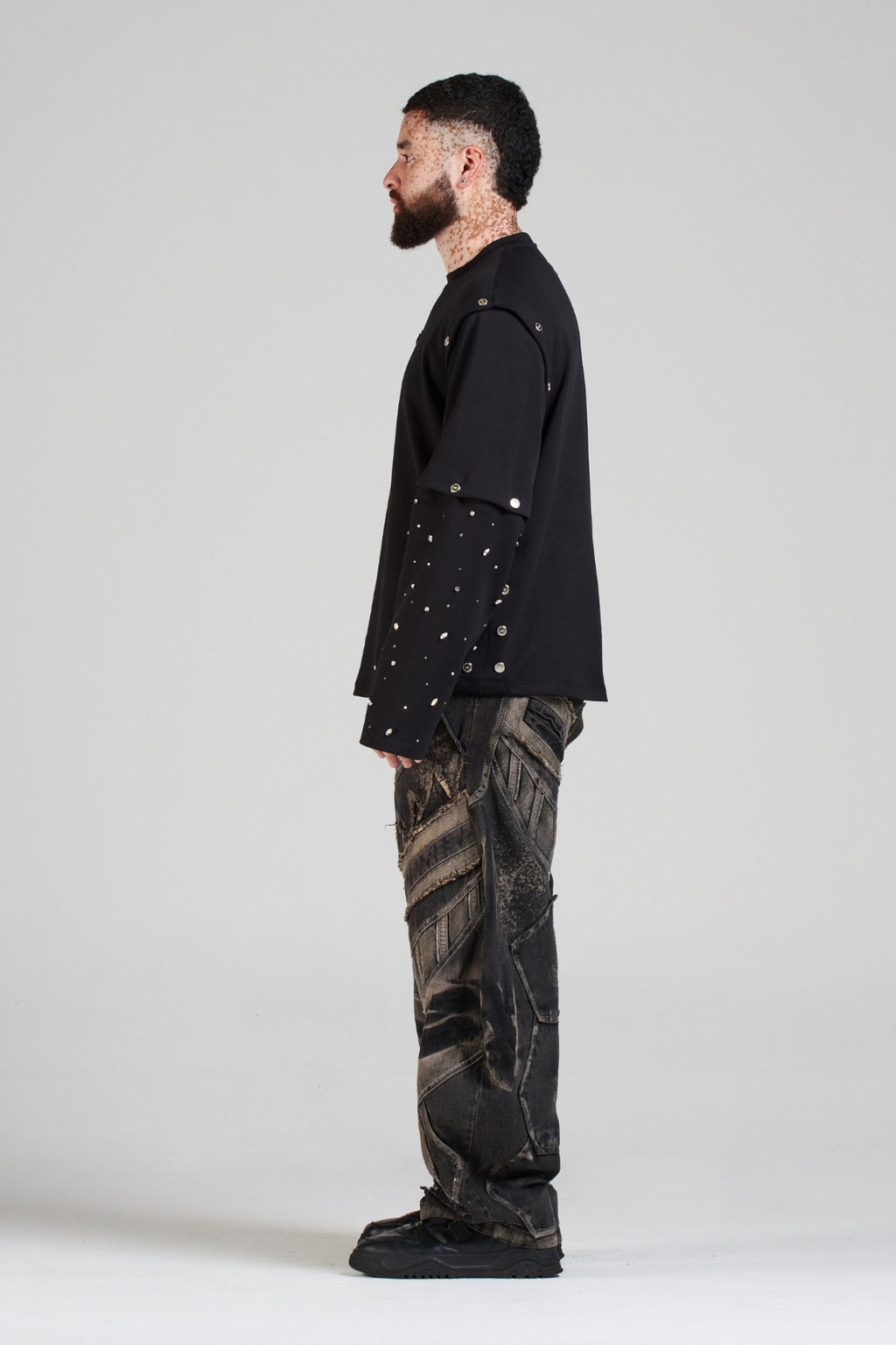 SET BUZO Y JEAN FACEBLACK MEN