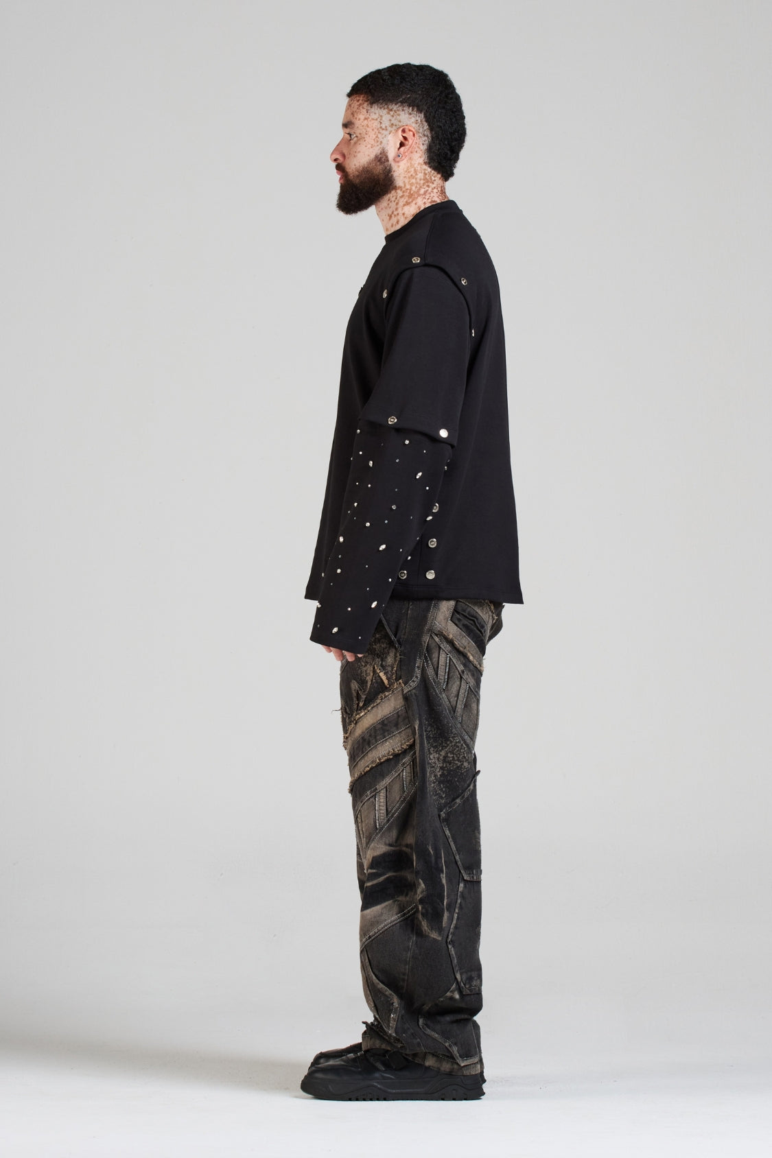 SET BUZO Y JEAN FACEBLACK MEN