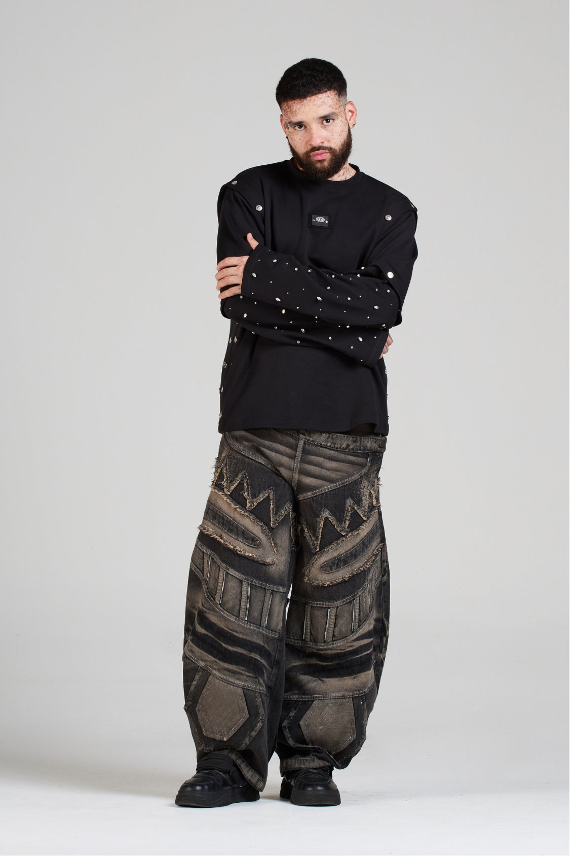 SET BUZO Y JEAN FACEBLACK MEN