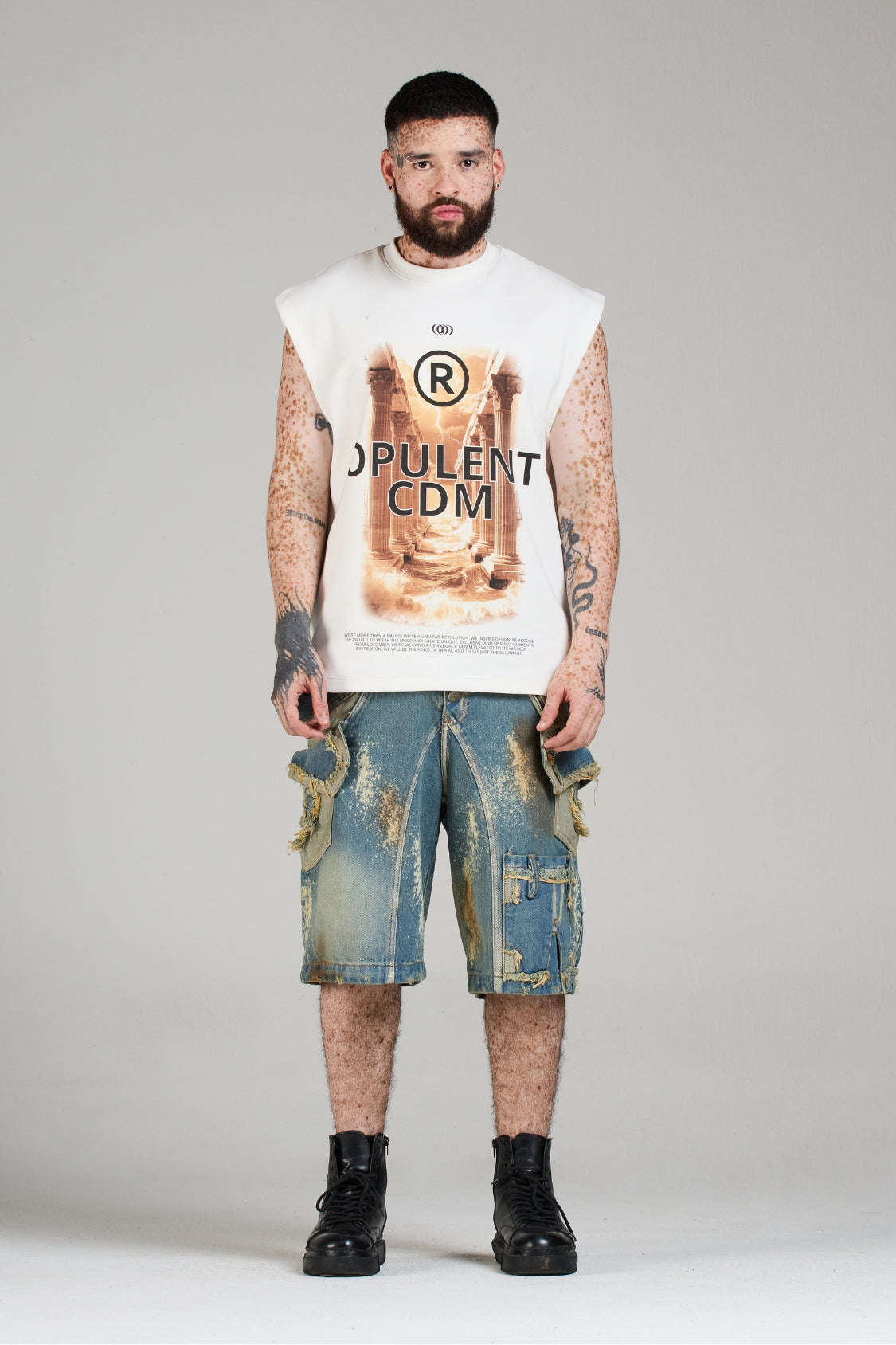 SET CAMISILLA Y BERMUDA S91 MEN AZUL