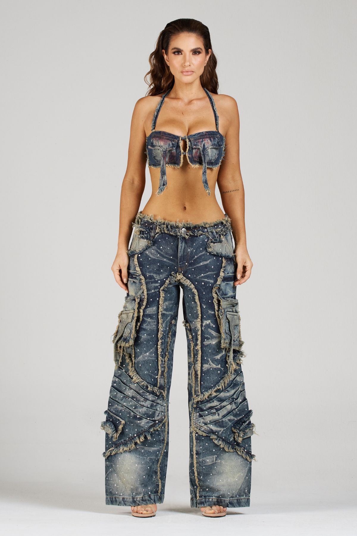 SET APPALUSEÉ BLUE CON PEDRERÍA (PREVENTA)