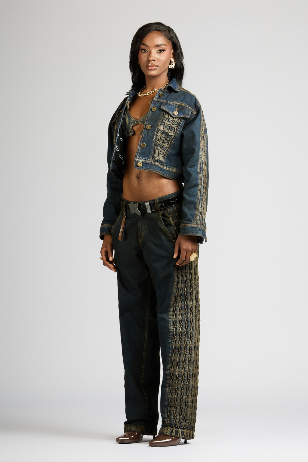 SET CHAQUETA Y JEAN URUS BLUE WOMAN
