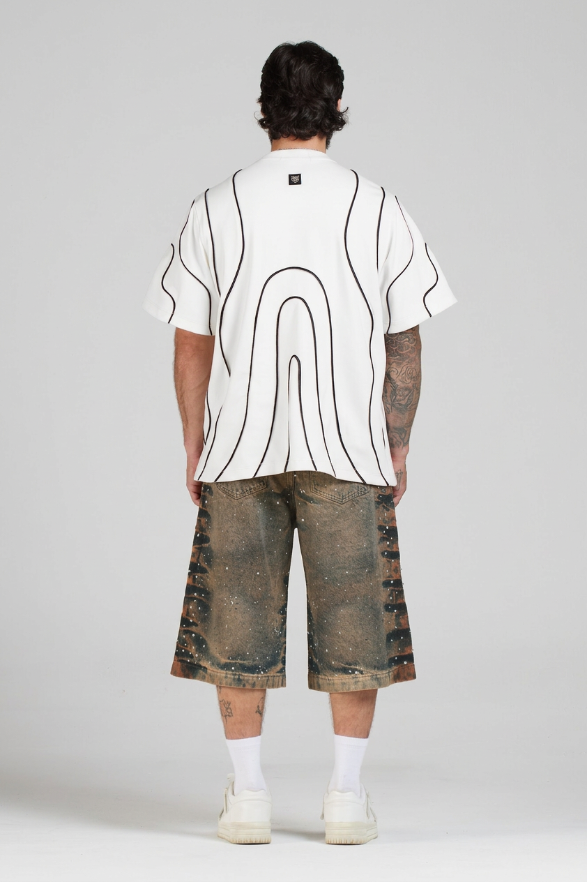 SET CAMISETA Y BERMUDA ODYSSEY CON PEDRERÍA
