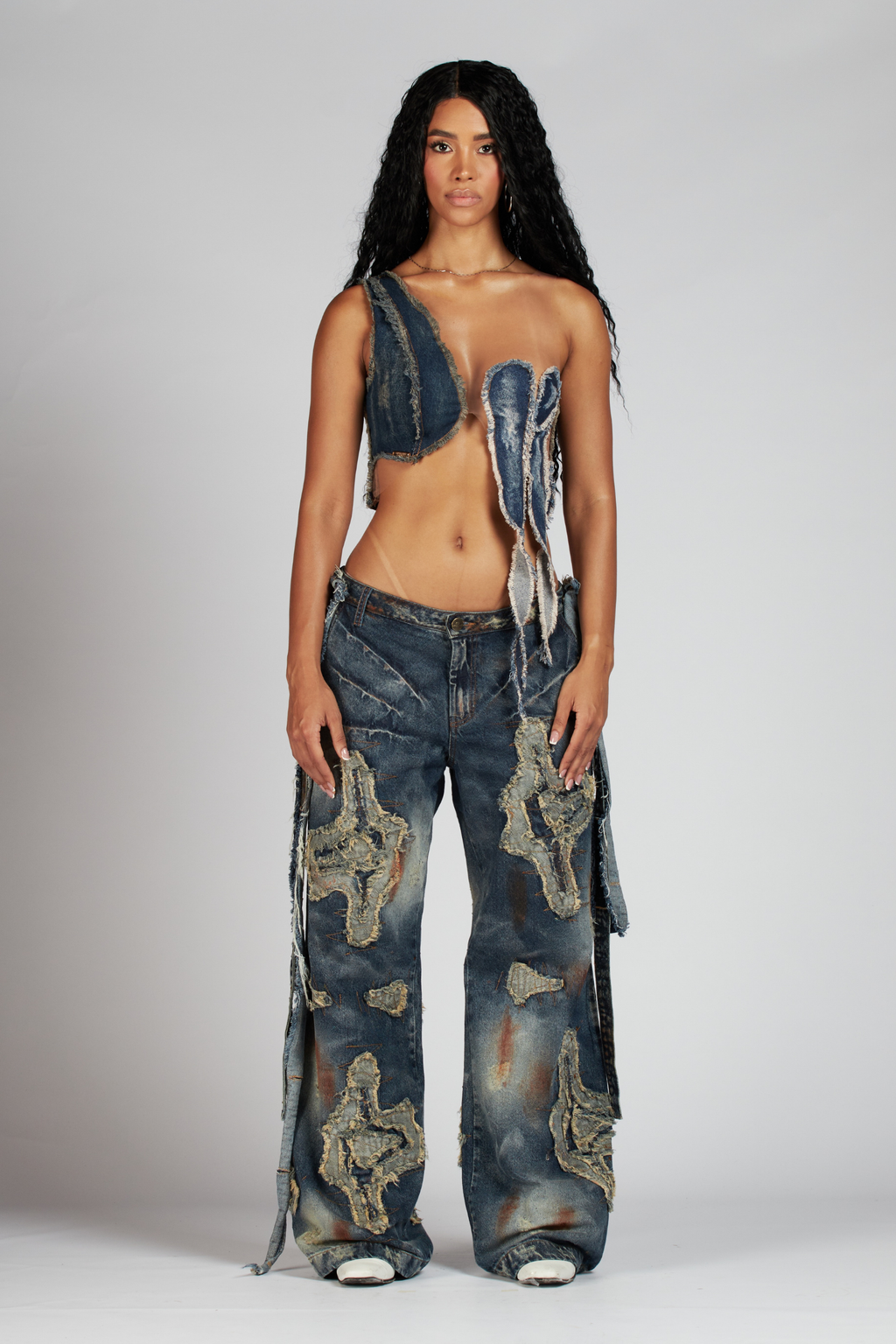 JEAN SPURS BLUE WOMAN