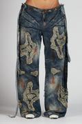 JEAN SPURS BLUE WOMAN