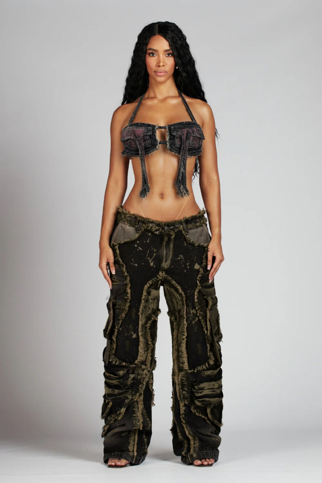 SET CROP TOP Y JEAN APPALUSEÉ