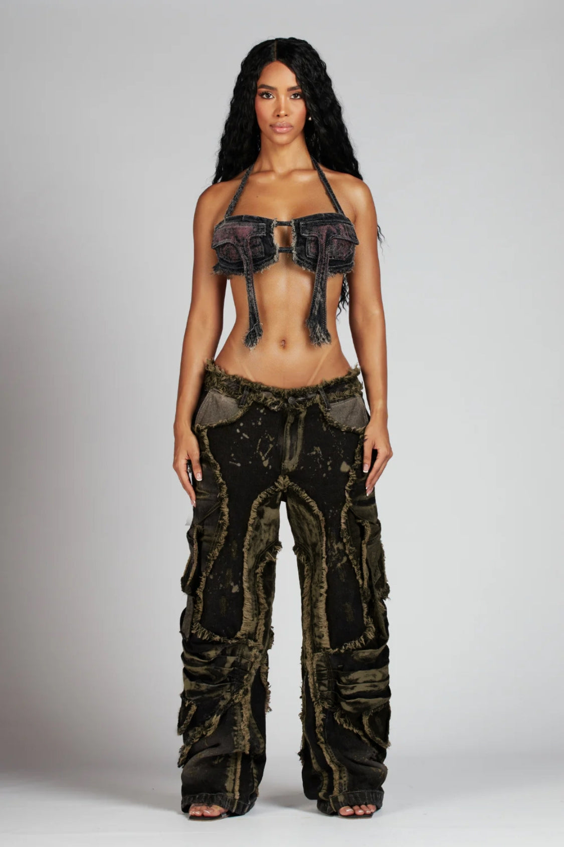 SET CROP TOP Y JEAN APPALUSEÉ