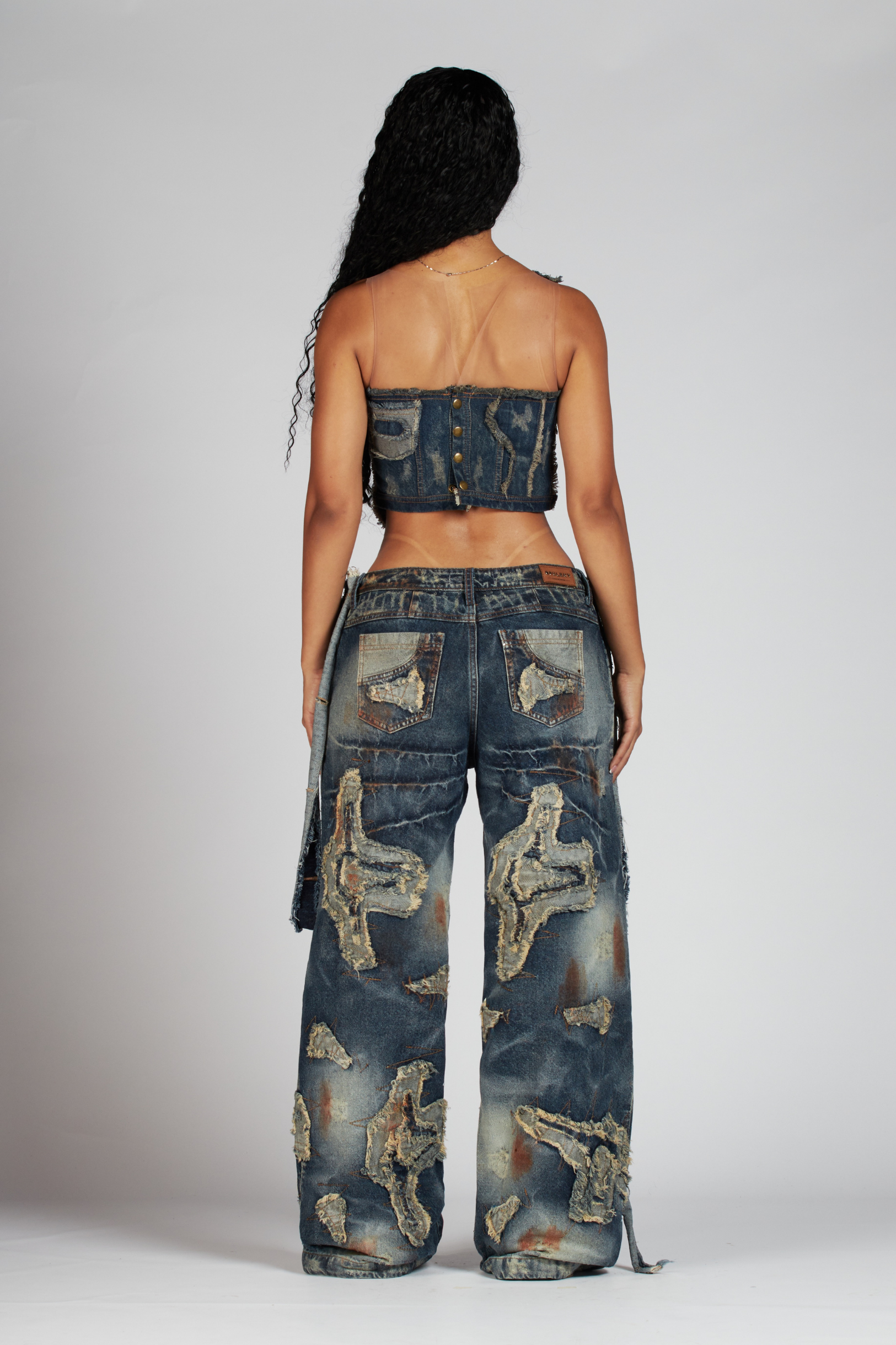 SET CROP Y JEAN SPURS WOMAN
