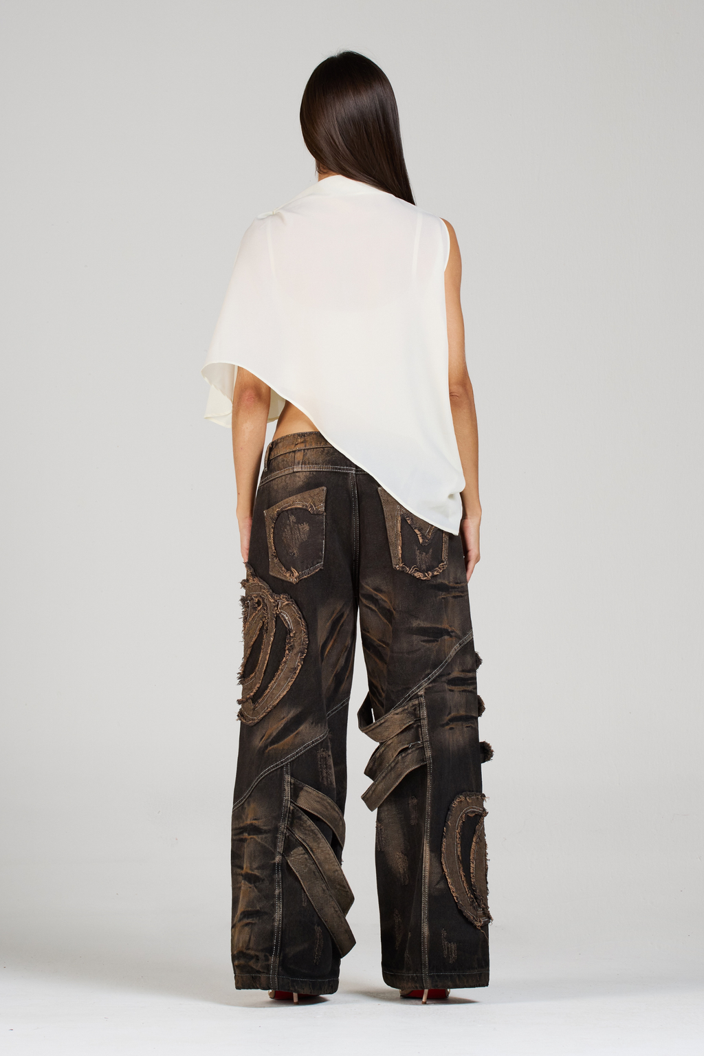 SET BLUSA Y JEAN EMBLEM BLACK