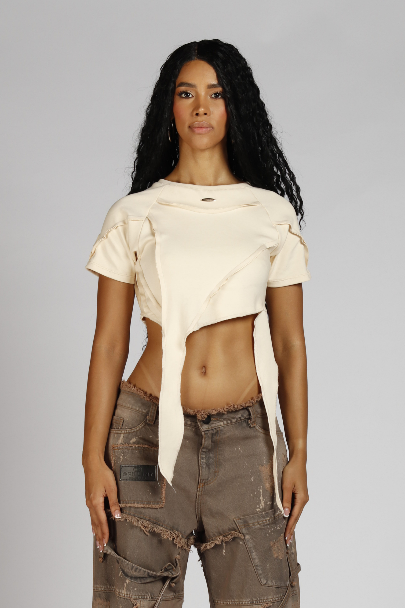 CAMISA TOP CAMARGUE BEIGE