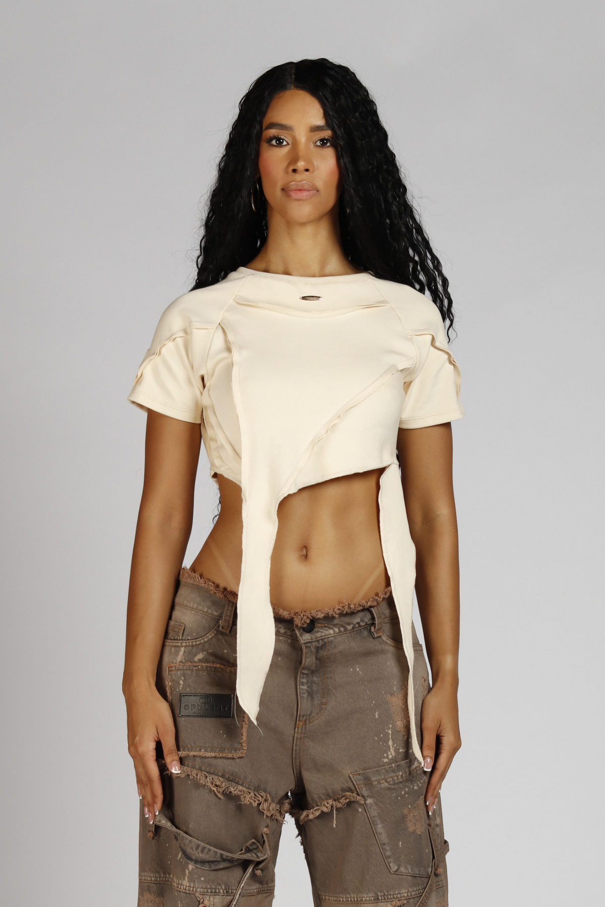 CAMISA TOP CAMARGUE BEIGE