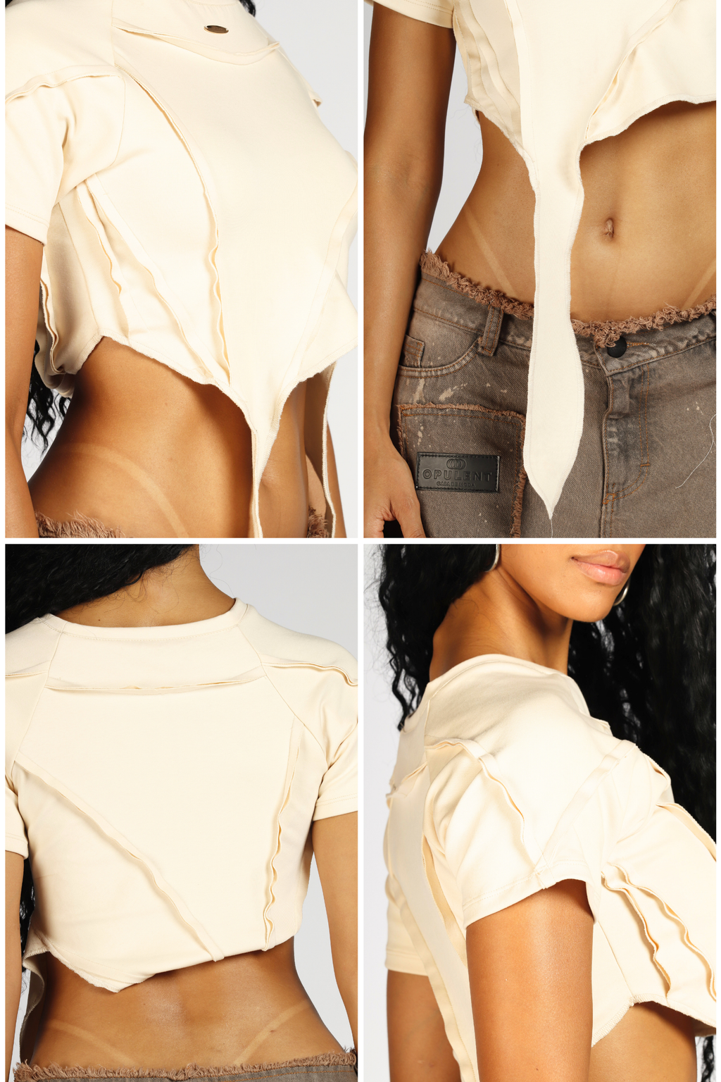 CAMISA TOP CAMARGUE BEIGE
