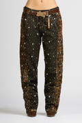 JEAN URUS BLACK CON PEDRERÍA WOMAN
