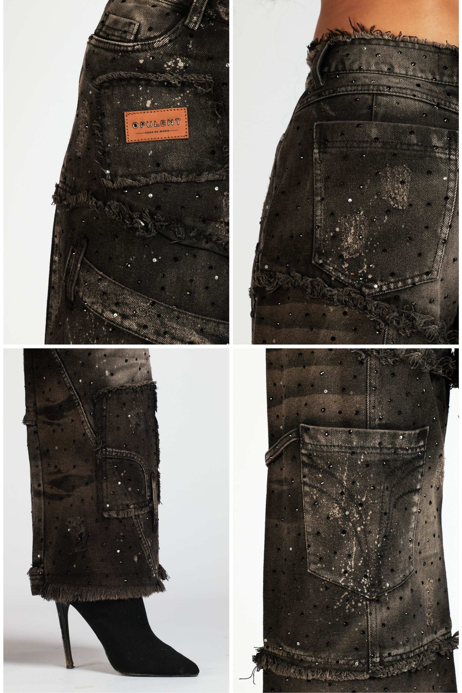 SET JEAN MÓNACO Y CHAQUETA PURE CON PEDRERÍA