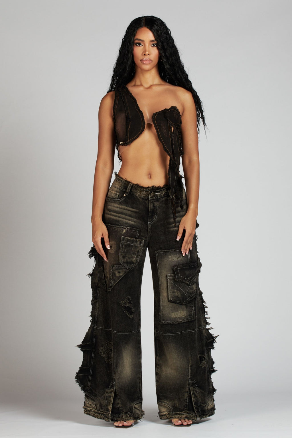 SET LUXURY KG NEGRO CON TOP CASPIO NEGRO