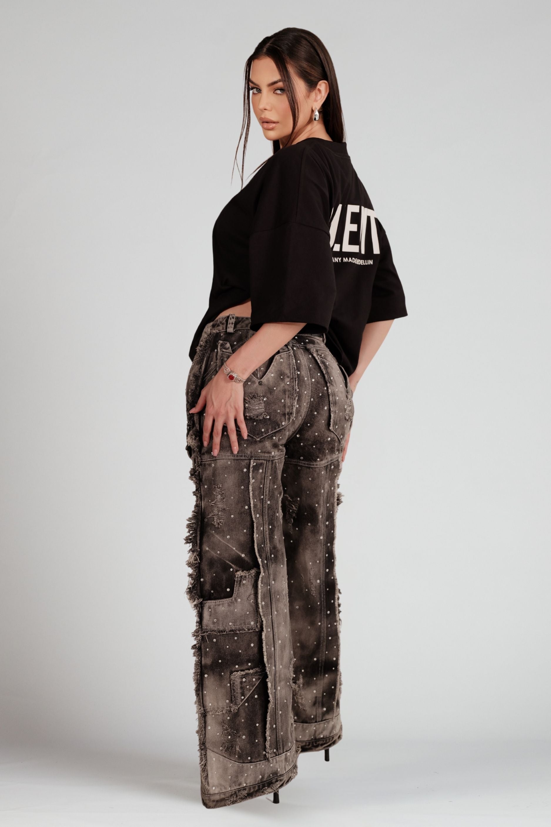 CAMISETA PYSIS NEGRO WOMAN