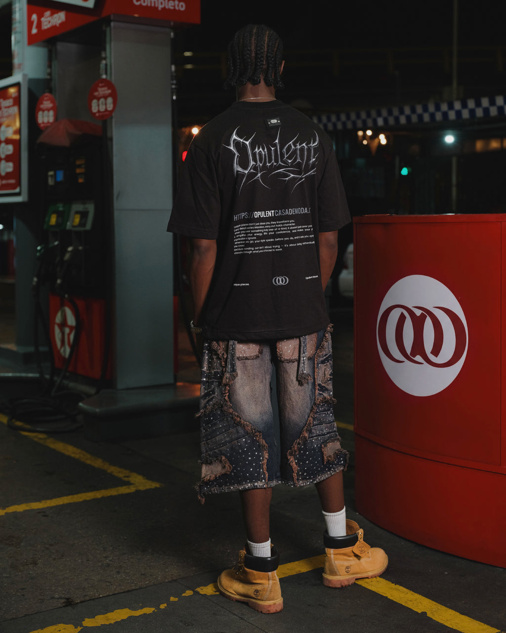 SET CAMISETA Y BERMUDA APPALUSSÉ AZUL CON PEDRERÍA