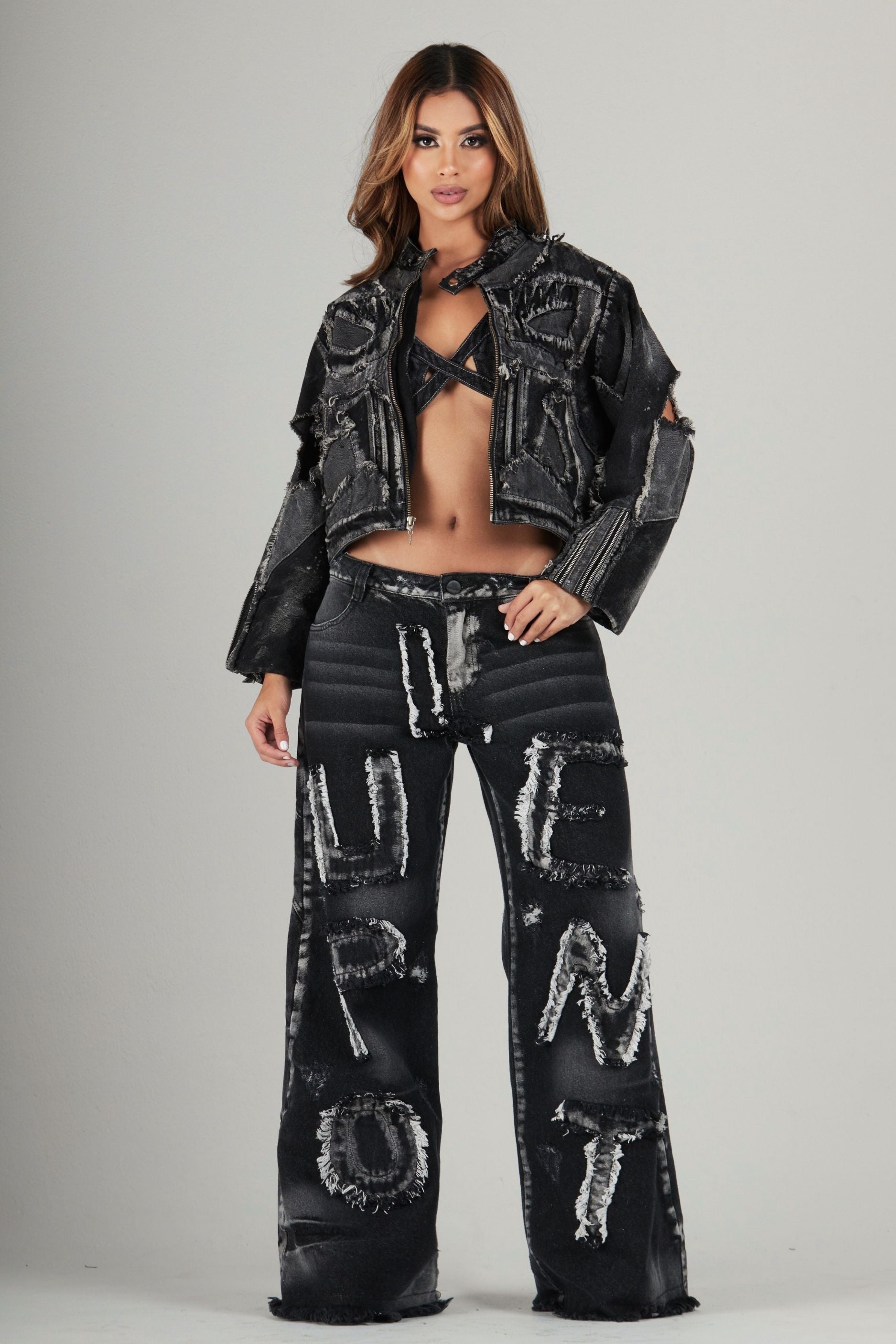 SET PURE CDM JEAN Y CHAQUETA WOMAN