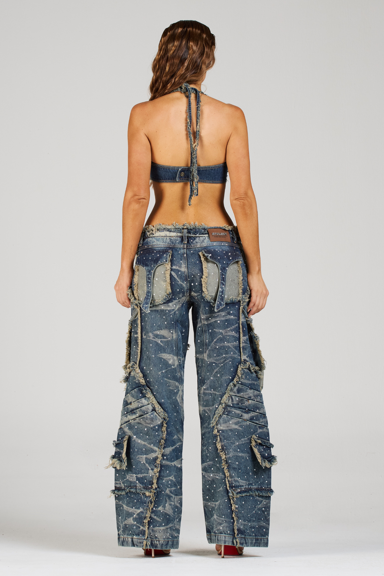 SET APPALUSEÉ BLUE CON PEDRERÍA (PREVENTA)