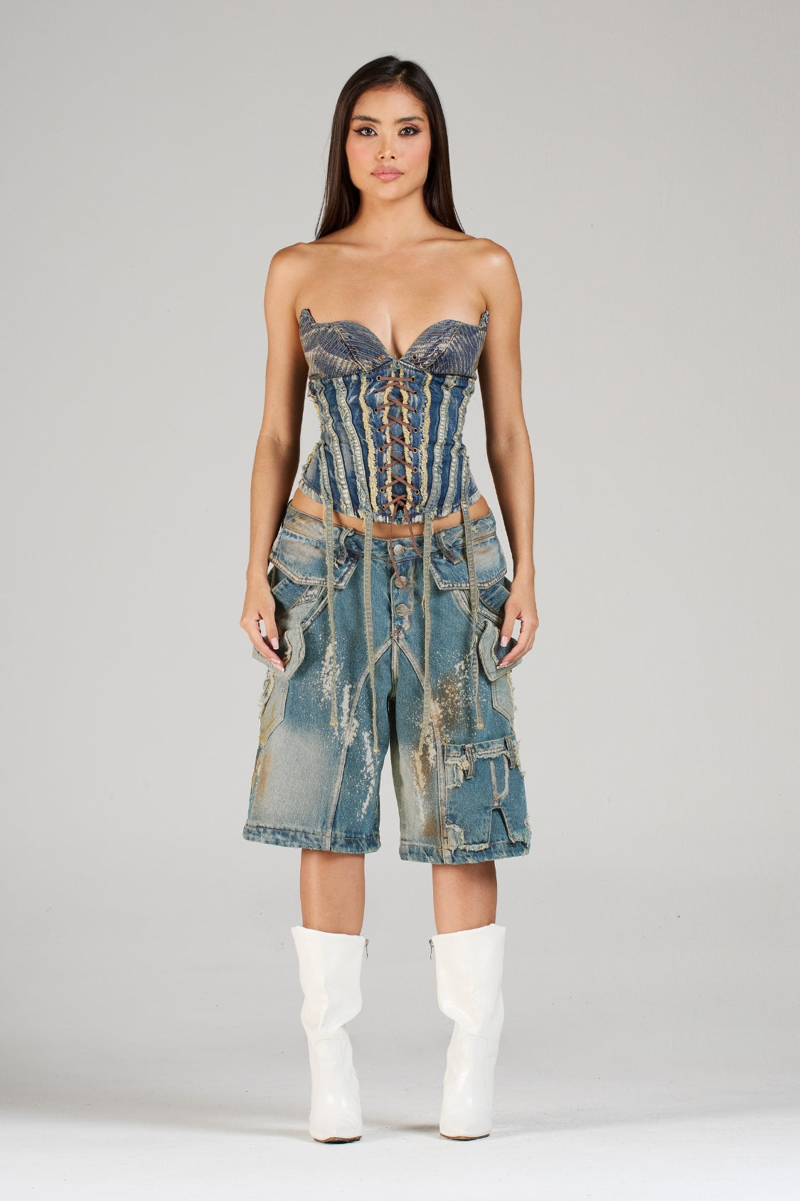 SET CORSÉ Y JORTS S91 AZUL