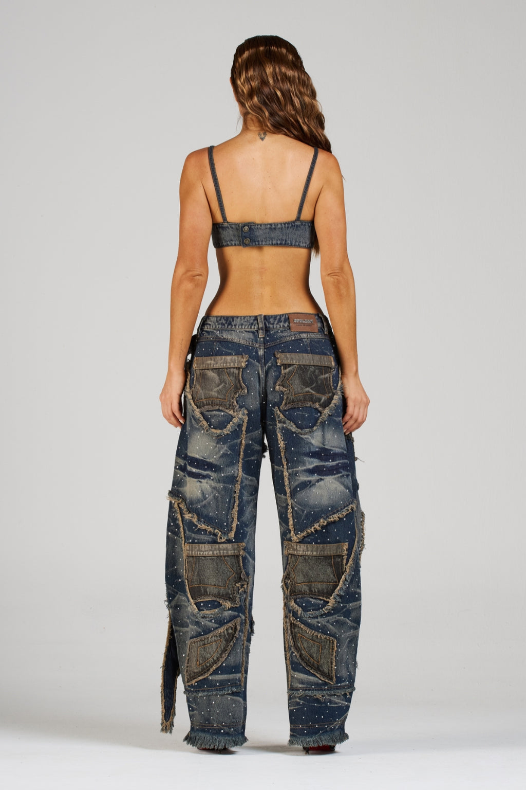 SET CROP Y JEAN FREIZEN CON PEDRERÍA