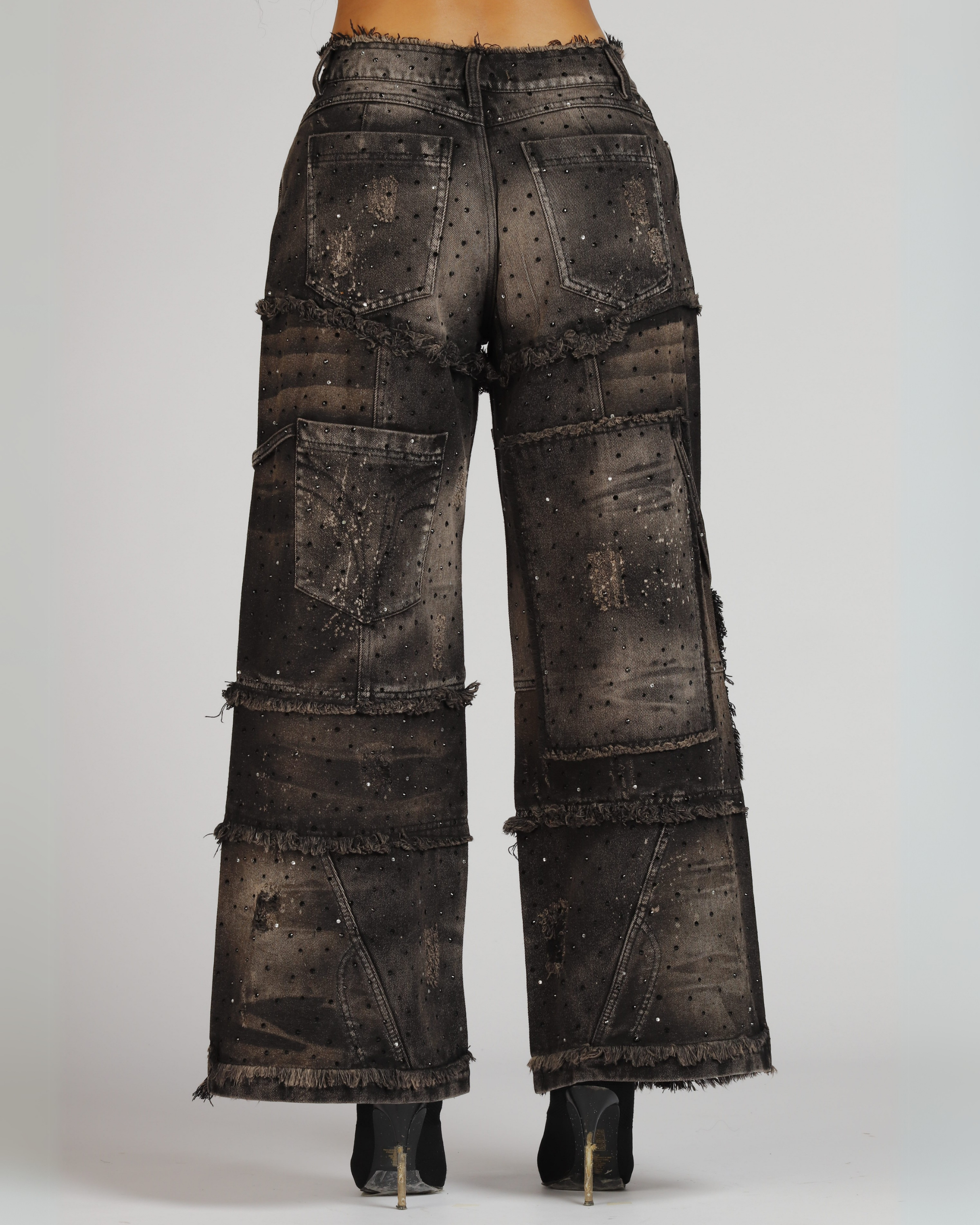 JEAN SHINY MONACO NEGRO