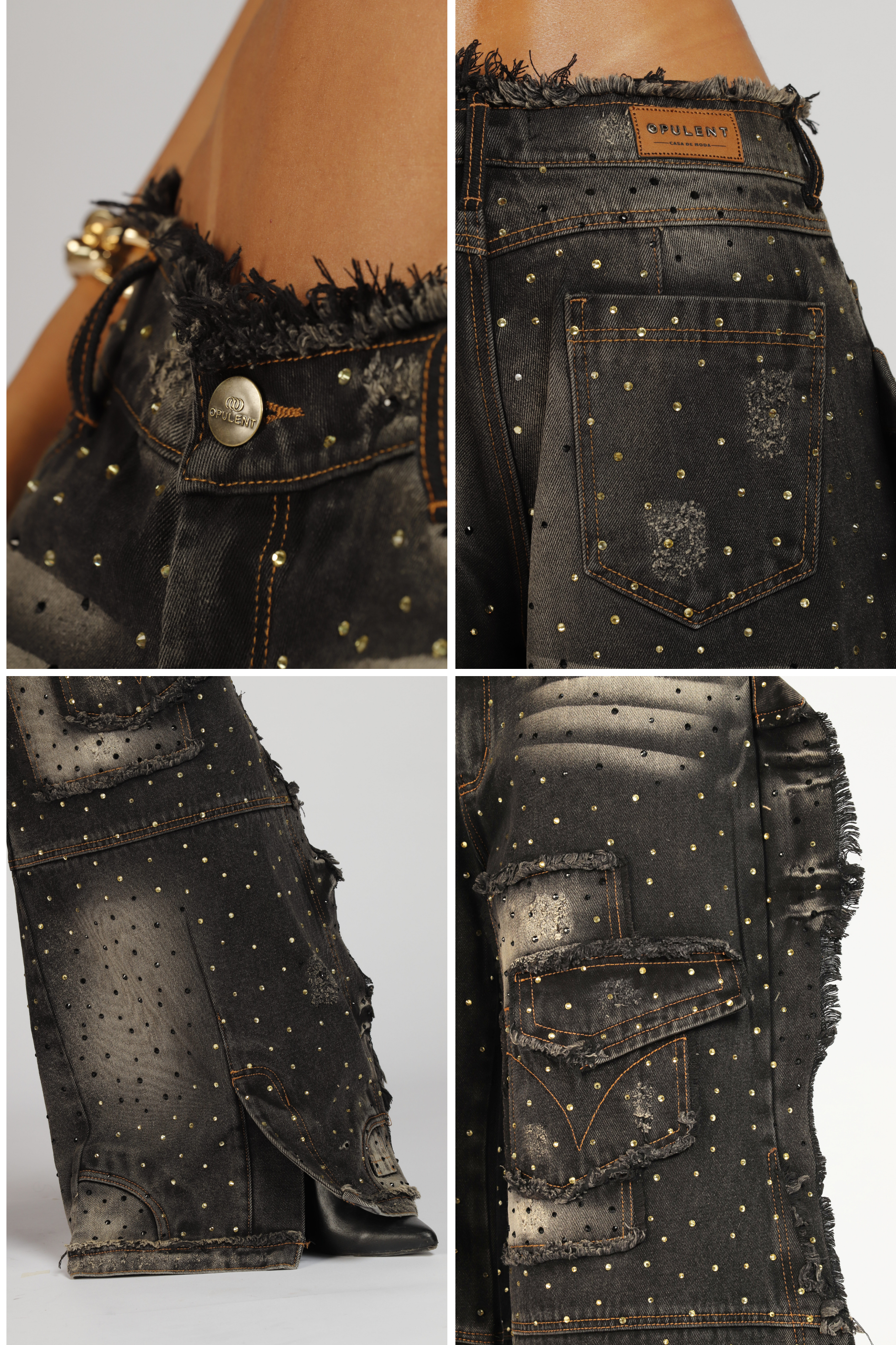 JEAN SHINY LUXURY KG NEGRO WOMAN