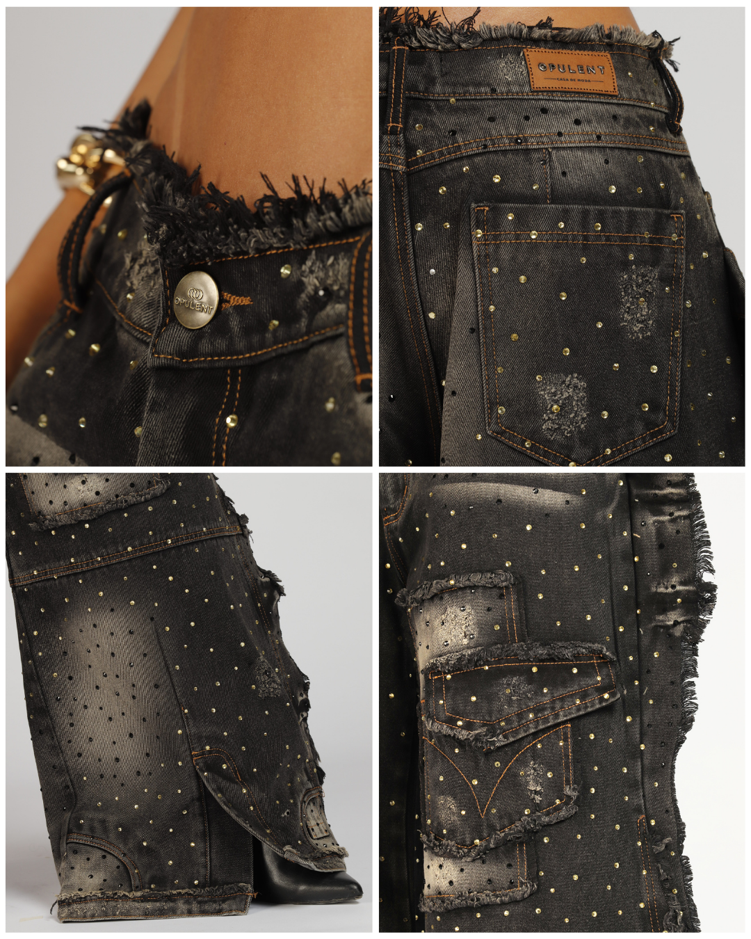 JEAN SHINY LUXURY KG NEGRO WOMAN
