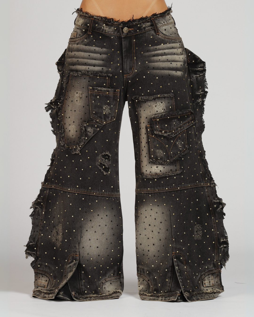 JEAN SHINY LUXURY KG NEGRO WOMAN