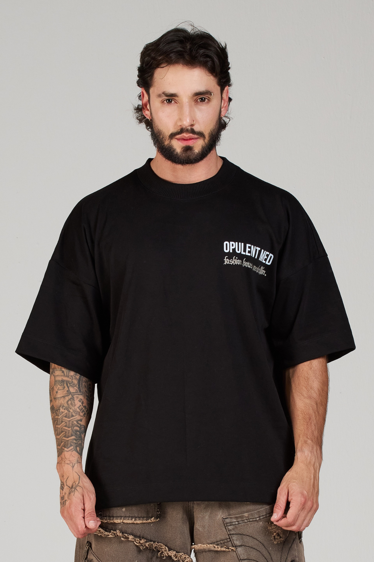 CAMISETA MED HOUSE BLACK