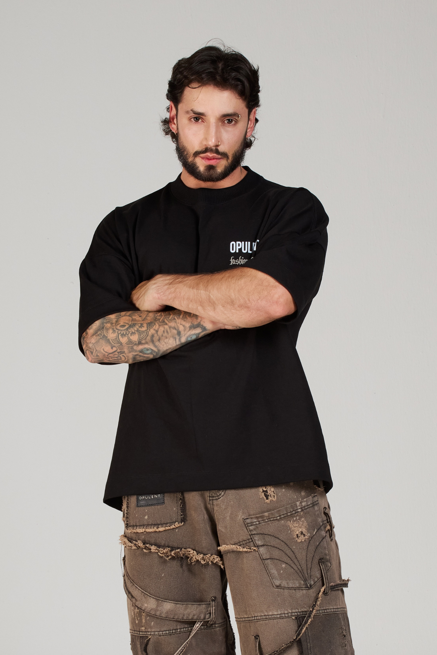 CAMISETA MED HOUSE BLACK