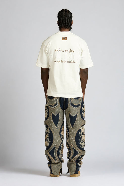 SET CAMISETA Y JEAN ROBLEDO CON PEDRERÍA MEN