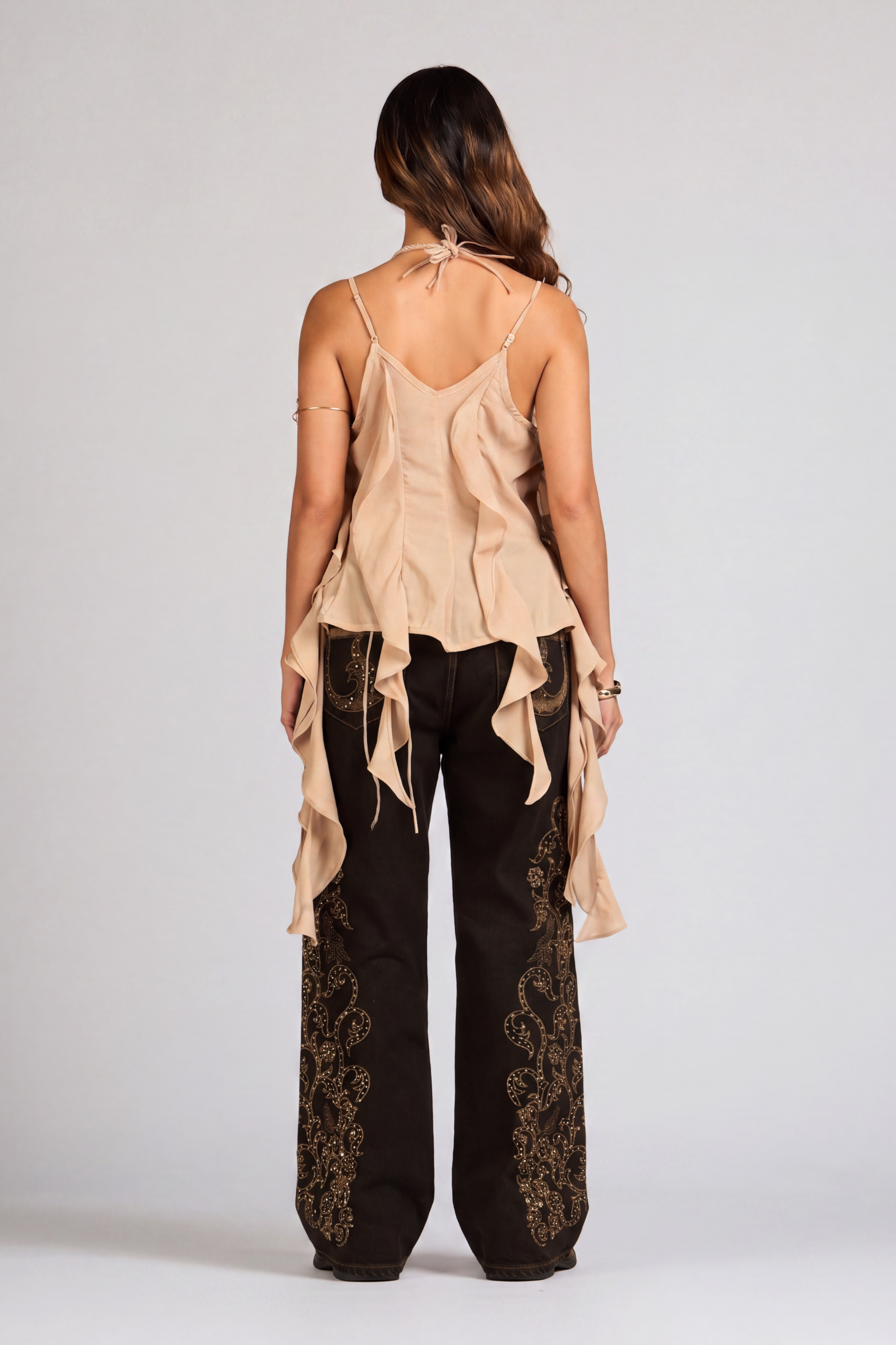 SET BLUSA Y JEAN POBLADO